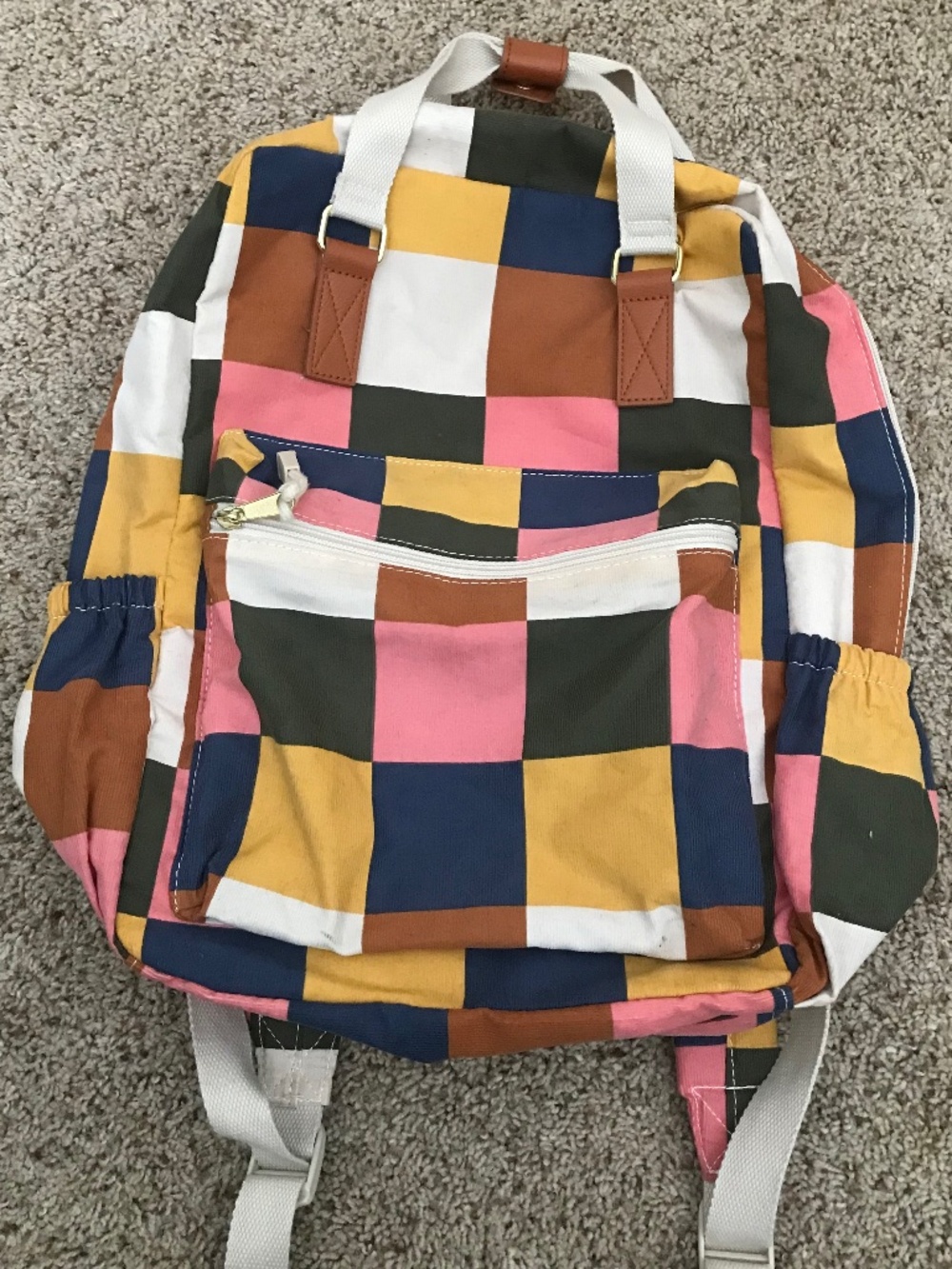 Checkerboard backpack